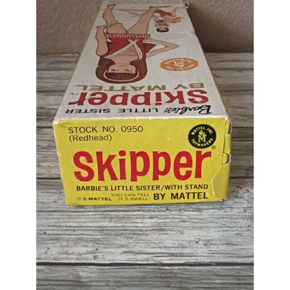 Vintage 1963 Skipper Doll #0860 Redhead Straight Leg Original Fit/Shoes in Box - Picture 10 of 16